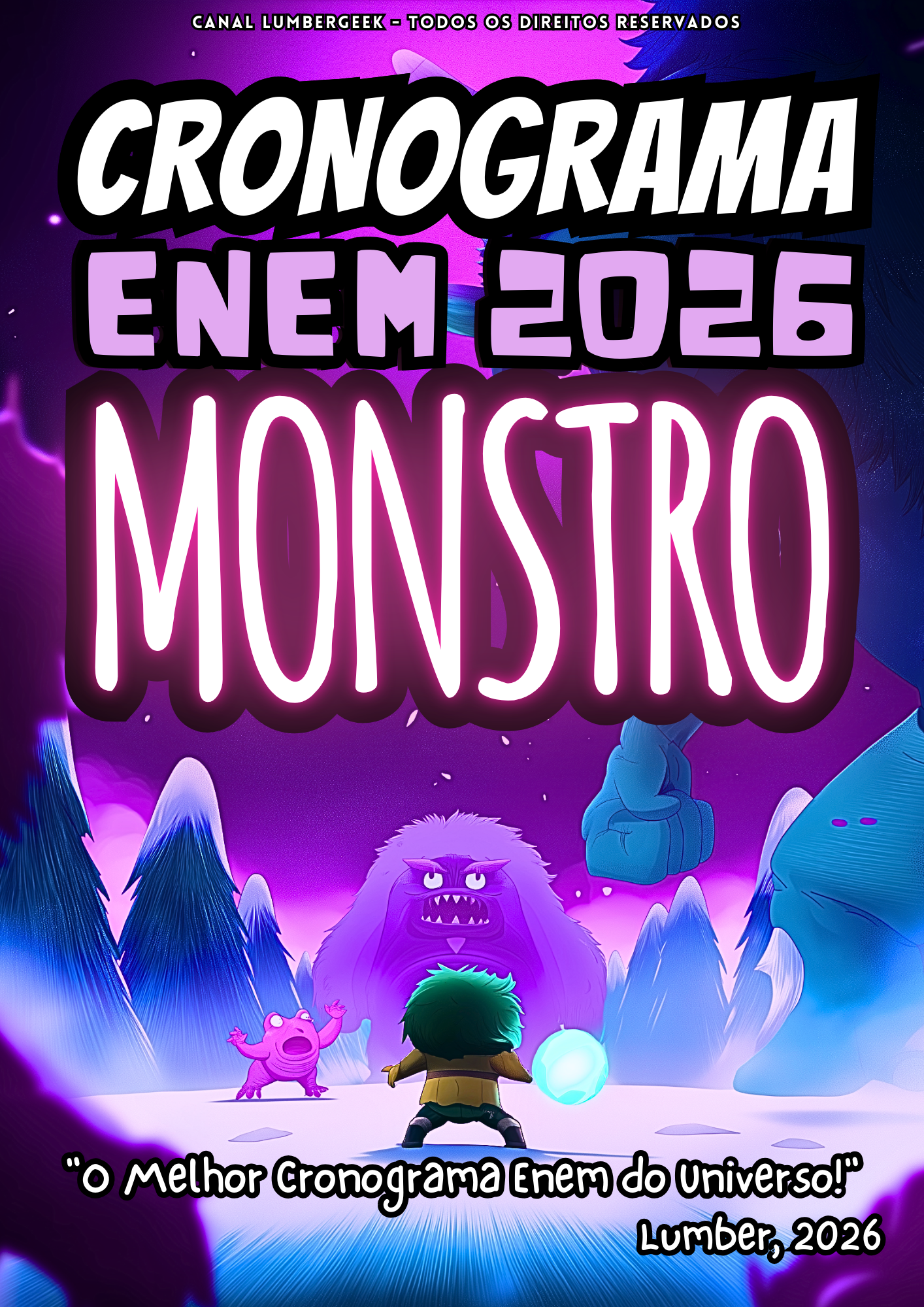 Cronograma ENEM Monstro 2026 (digital)